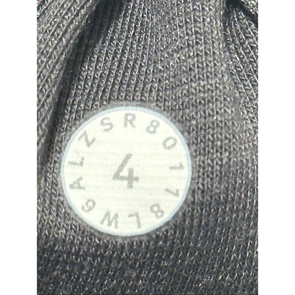 Lululemon Wunder Under Sz 4 Hi-Rise 1/2 Tight Luxtreme 17" Heathered Black. A814 - Picture 6 of 7